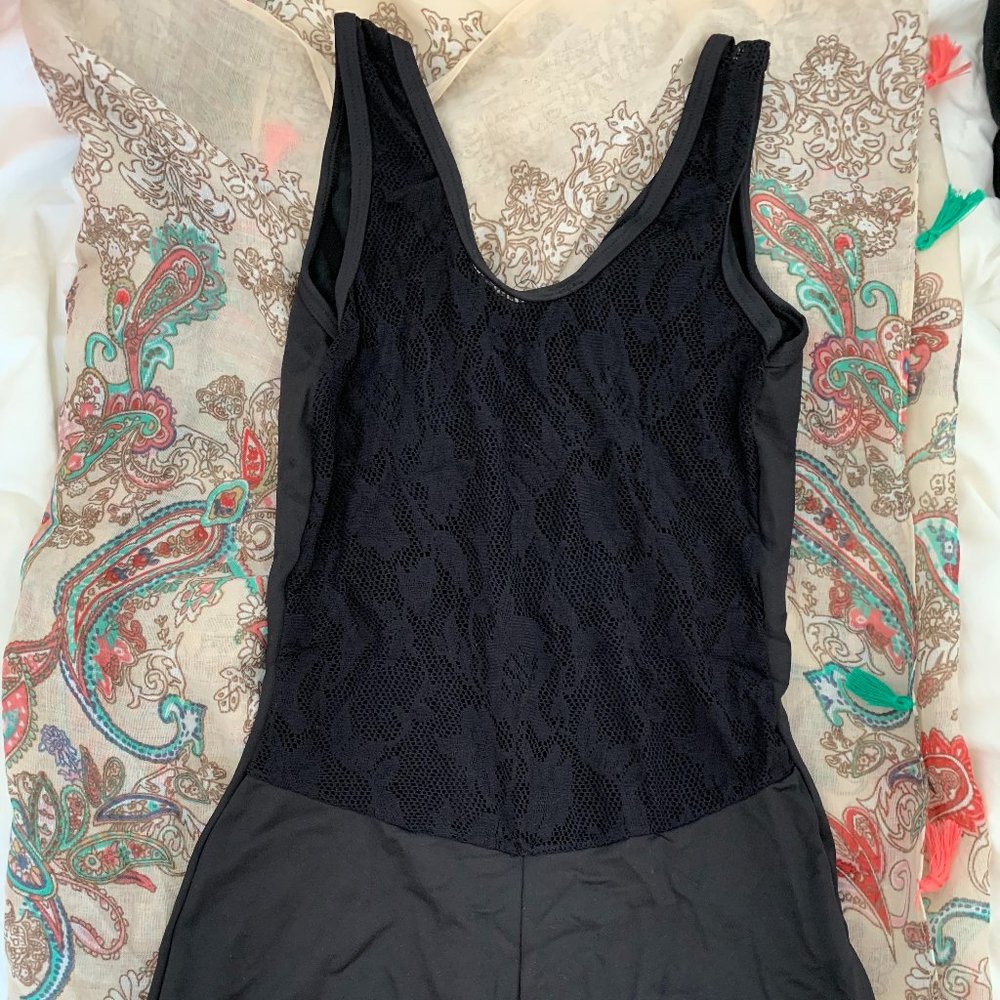 Bodywrappers Protech black lace biketard